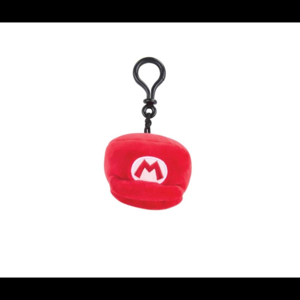 Club Mocchi-Mocchi Nintendo Mario Kart Mario Hat Clip-On Plush Stuffed Keychain